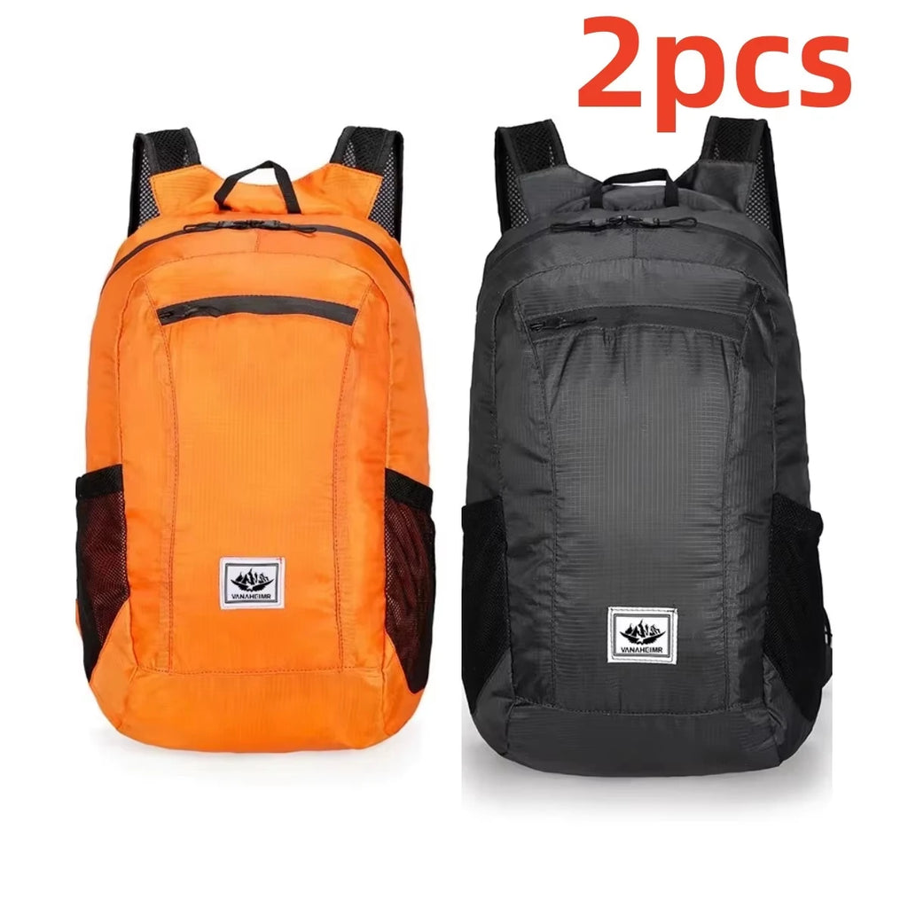 Outdoor Hiking Bag 20L Lightweight Portable Backpack Foldable Waterproof Folding Ultralight Pack for Women Men Travelling Hiking