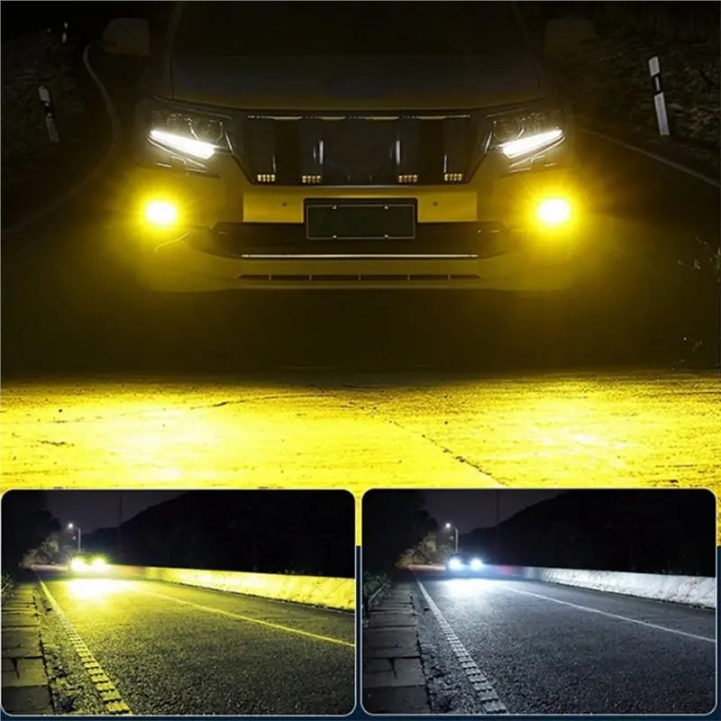 New Fog LED Light Tricolor 3Inch 4300K 3000K 6000K B