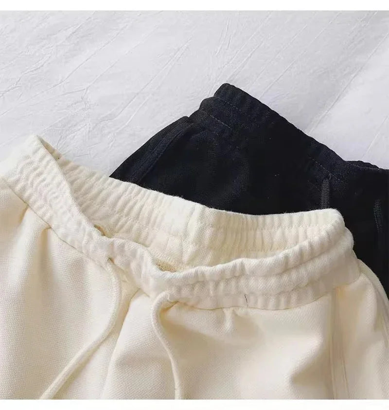 SMVP 2026 Women Casual Drawstring Sports Shorts Thin High Waist Yoga A-line Shorts Loose Women Running Straight Trousers Summer
