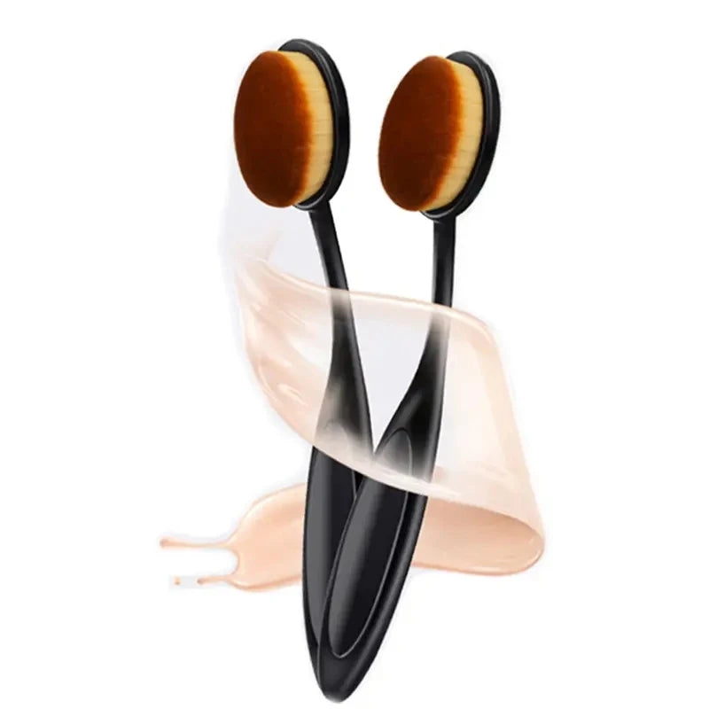 1/2/5/10PCS Large Foundation Brush Toothbrush Shape Makeup Make Up Tool Get Fast Even Application of Creams and Powders Cosmetic