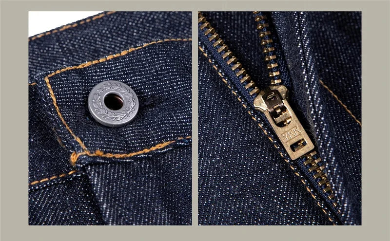 Red Tornado Denim Railroad Pants High Waist Rugged Style Selvage Jeans Back Buckle
