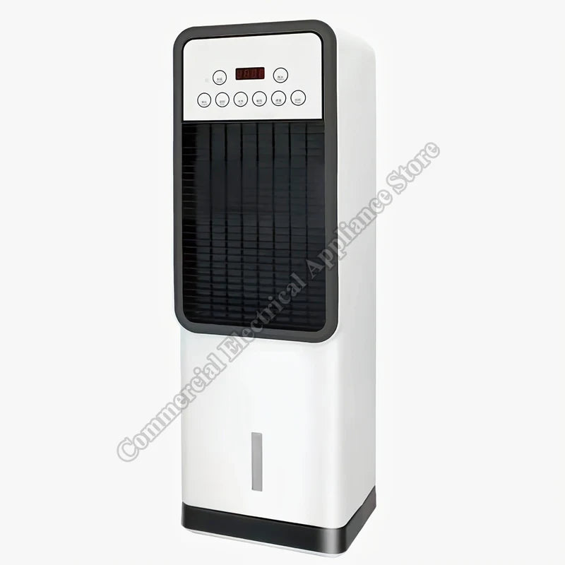 Water-Cooled Air Conditioner Fan Vertical Portable Electric Fan Household Mobile Cooling and Dual-use Heating Fan