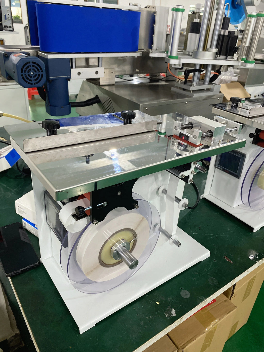 Factory Semi Automatic Right Angel Labeling Machine Manual Self Adhesive Corner Labeling Machine