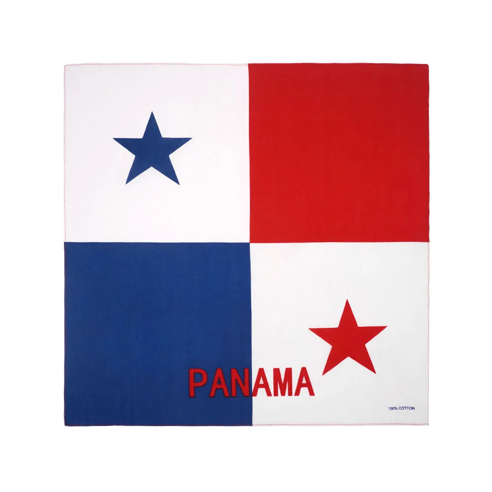 Caribbean National Flag Design Bandana 100% Cotton Running Headband Haiti/Jamaica/Guyana/Dominican Flag Scarf Hip Hop Head-wrap