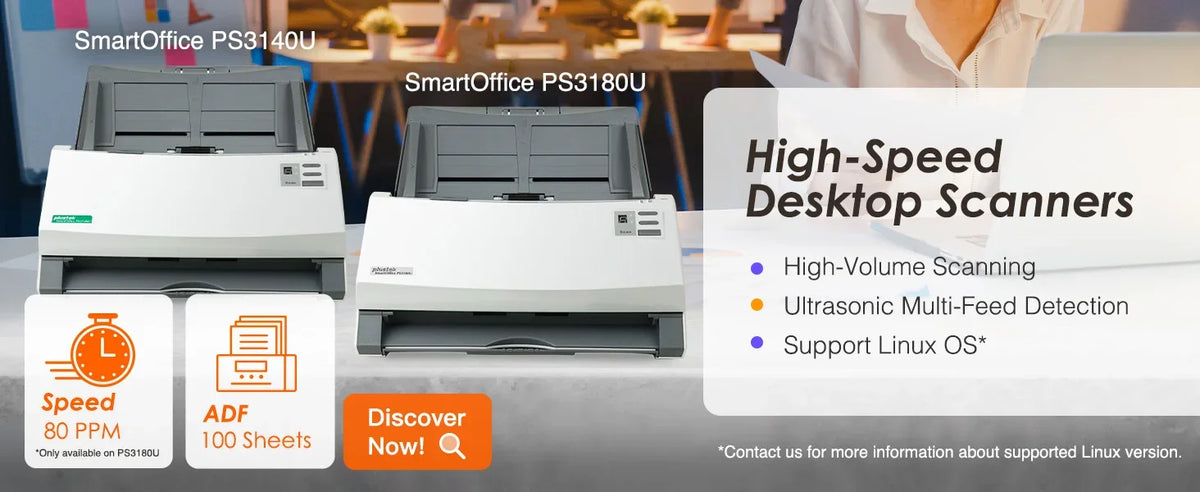 2025Document Scanner - Desktop High Speed Duplex Color Scanner , A4 / A3 Scanner OCR include