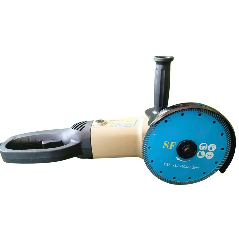 Industrial 180mm Handheld Concrete Grinder 1700W 8500RPM 220V/50Hz Heavy Duty Electric Floor Grinding Polishing Machine Trigger