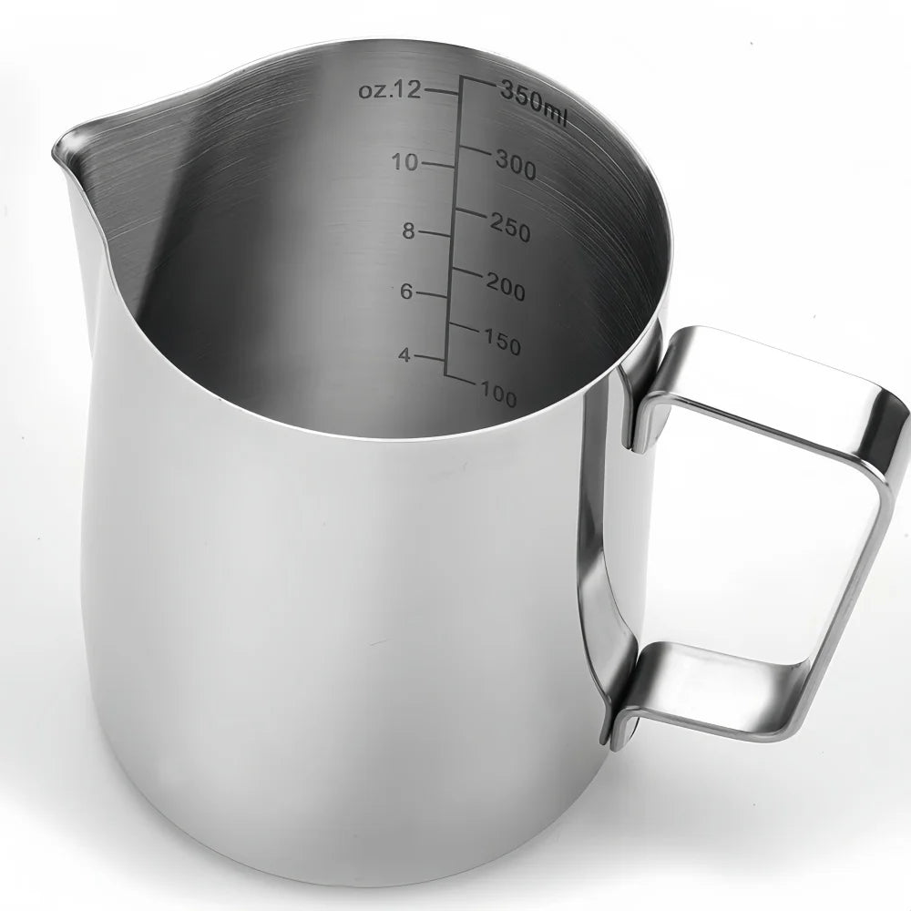 304 Stainless Steel Coffee Milk Frother Jug With Scale Cafe Barista Professional Steam Espresso Coffee Latte Art Kitchen Tools