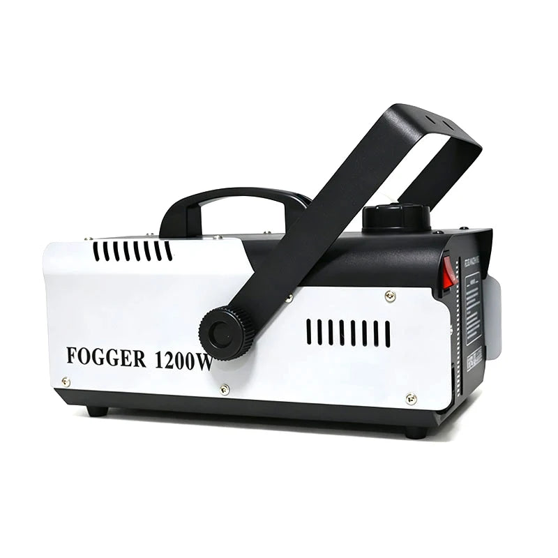 Smoke Machine 1200W 6LEDS 10m Spray Fog Machine for Wedding & Engagement Bithday Party Christmas Halloween with Remote Control