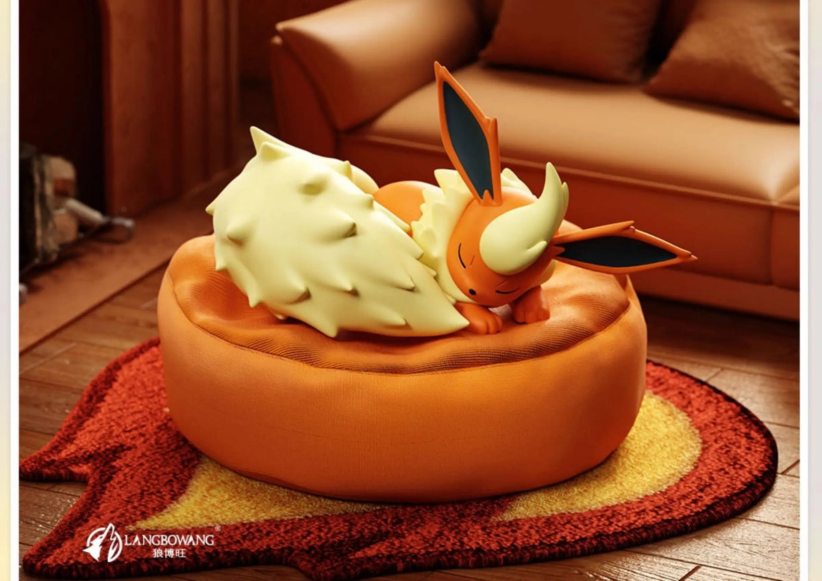 In Stock Hot Pkm Eevee Sleeping Position Series Blind Box Sylveon Umbreon Flareon Jolteon Anime Desktop Decoration Model Toy