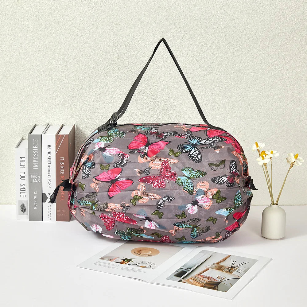 Portable Shopping Bag Large Capacity Foldable Storage Shoulder Bag Travel Handbags With Handle Outdoor EDC Camp Beach Bag