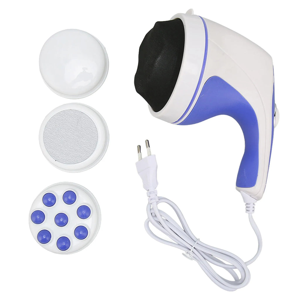 Handheld Cellulite Remover Massager Electric Body Slimming Massager 4 Massage Heads Vibration Body Cellulite Massage Machine