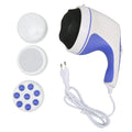 Handheld Cellulite Remover Massager Electric Body Slimming Massager 4 Massage Heads Vibration Body Cellulite Massage Machine