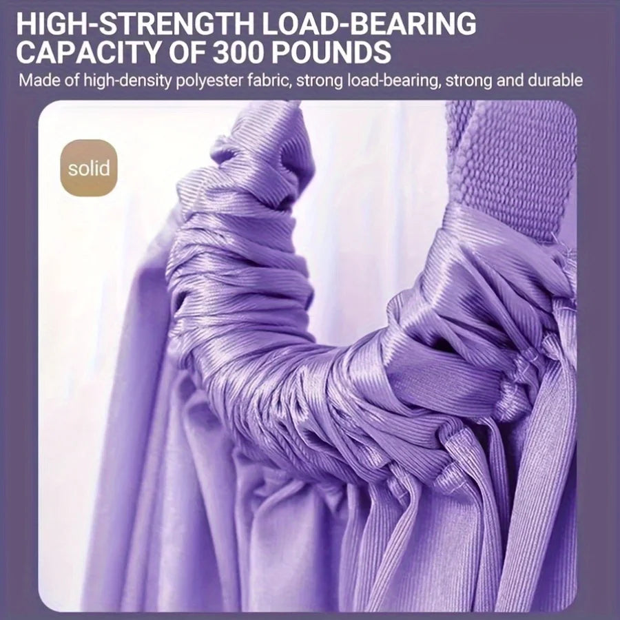 Adjustable Yoga Strap Stretch Band Fitness Hanging Rope Universal Elastic Stretch Door Hanging Yoga Belt Handstand Rope Training