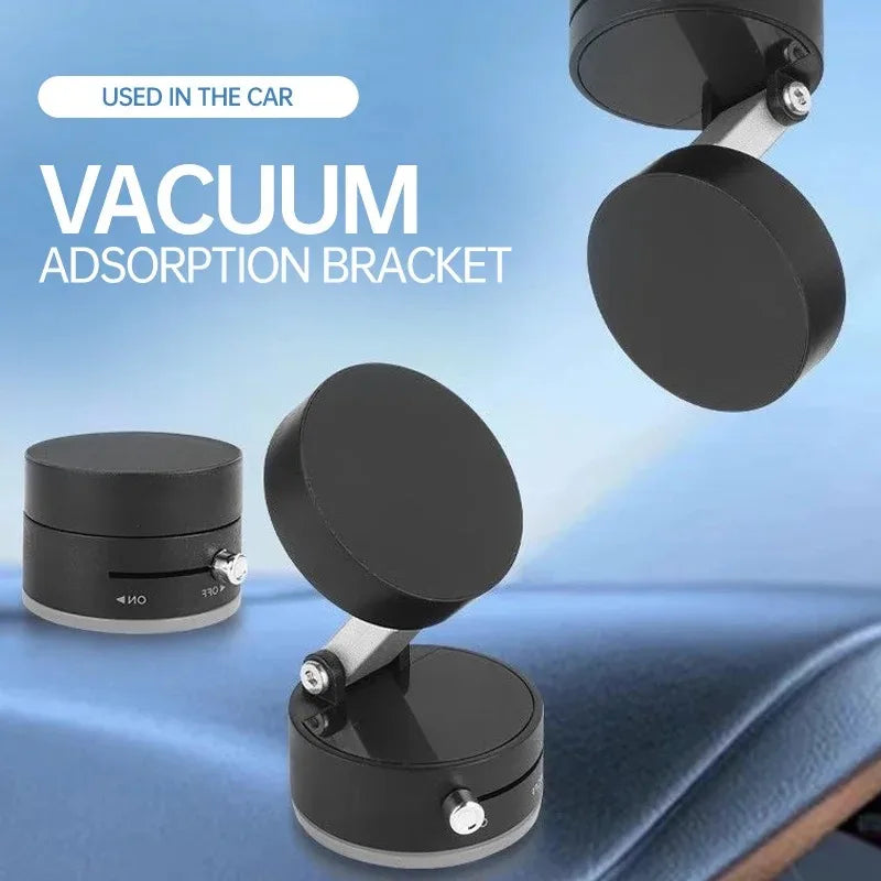 Vacuum Suction Magnetic Car Phone Mount 360° Rotation Strong Magnet Dashboard Holder Universal Smartphone GPS Navigation