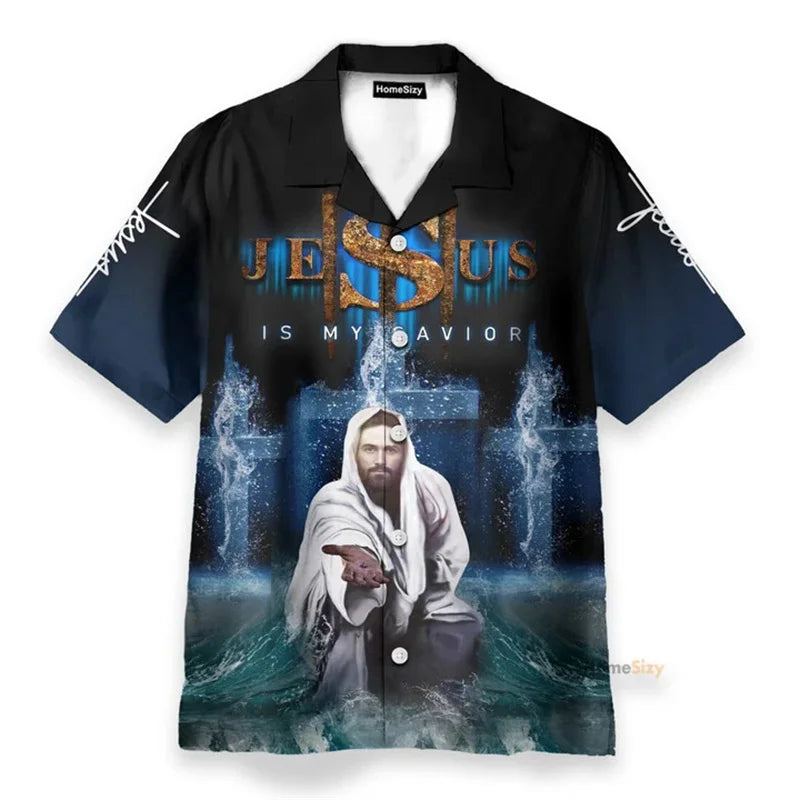 Jesus Love Me God Loves The World  Hawaiian Shirts Mens Womens Fashion Cool Beach Shirts Summer Cool Floral Shirt Tops Clothes