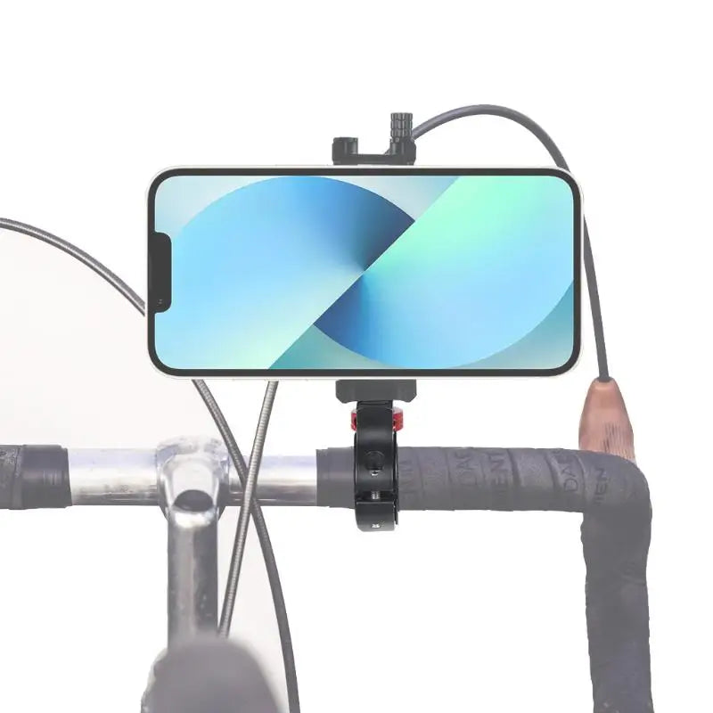 Motorcycle Bicycle Handlebar Clip Holder 1/4 Screw Mount Bike Seatpost Clamp For 12 11 Camera Motorcycle Metal Bracket