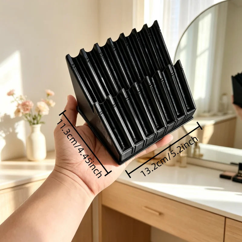 1pc-Perfume Sample Organizer: A desktop Compartmentalized Rack Designed to Store and Display Various Types of Perfume Samples.