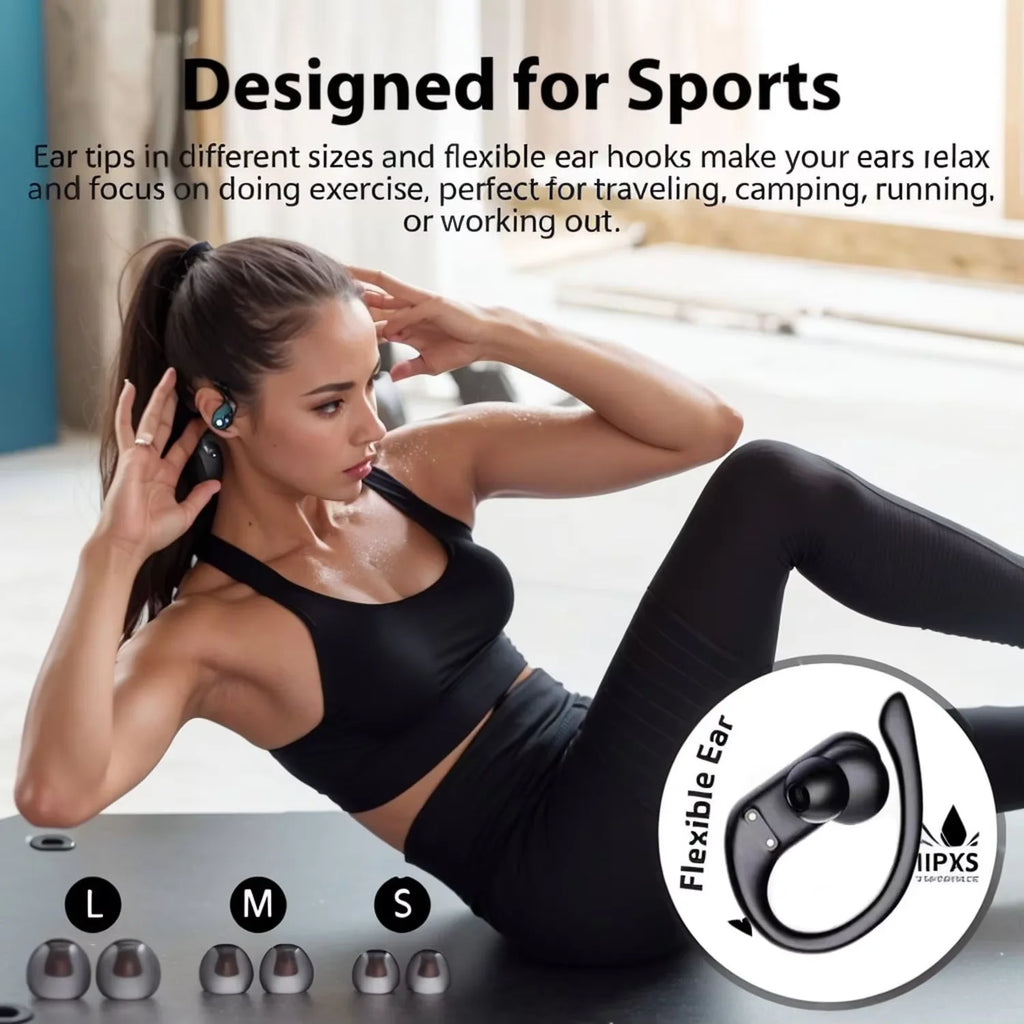 A520 Wireless Earphones Mini Lightweight Bluetooth Touch Earbuds Clear Stereo Audio Sweat Resistant Daily Sports Headset