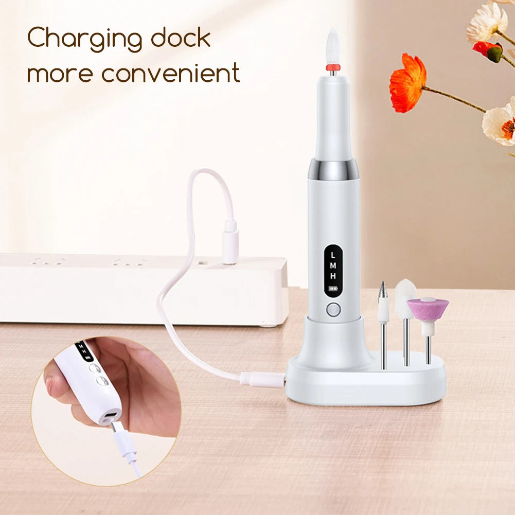 Professional Nail Drill Machine for Acrylic Nails 35000RPM Electric Nail Drills Kit for Manicure Pedicure