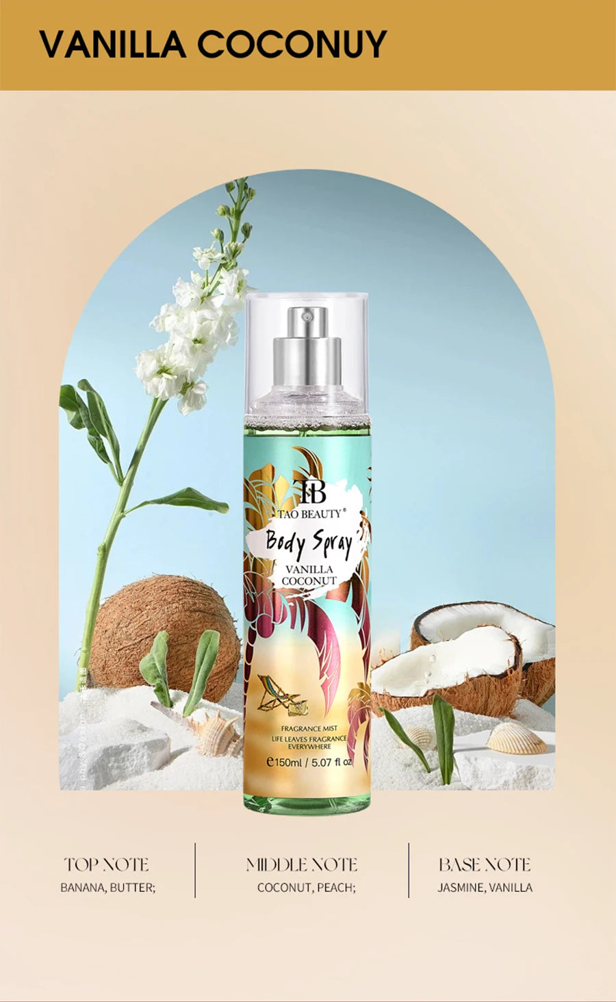 150ml Fragrance Spray, Long-Lasting Perfume, Light Floral Fruity Scent, Rich Rose Blackberry Botanical Fresh Scent Spray