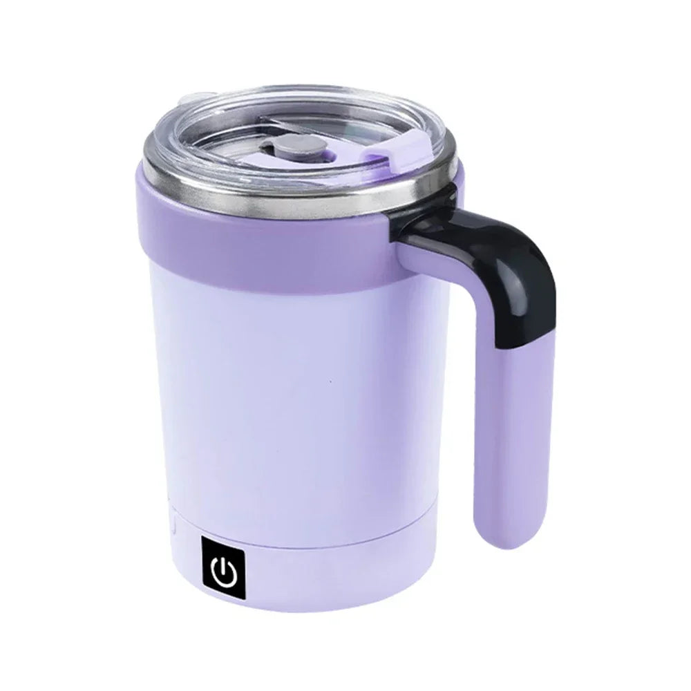 USB Automatic Detachable Mixing Coffee Cup Intelligent Temperature Measuring Rechargeable Mug Warm Coaster Magnetic Stirring Cup