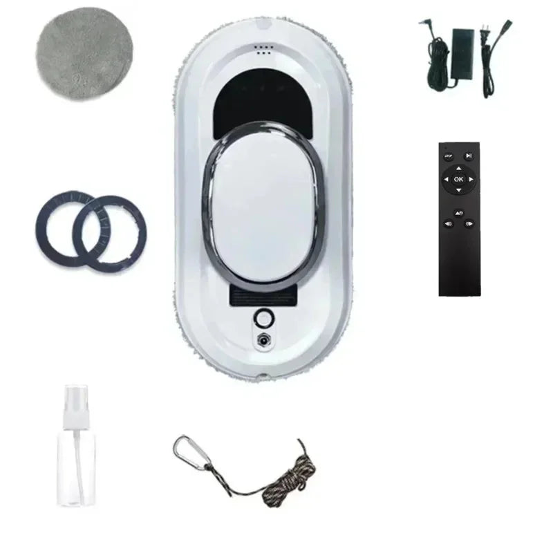 110V 220V Remote Control Home Window Cleaning Robot Electric Window Cleaner Glass Automatic Cleaning Tool High Suction Anti Fall