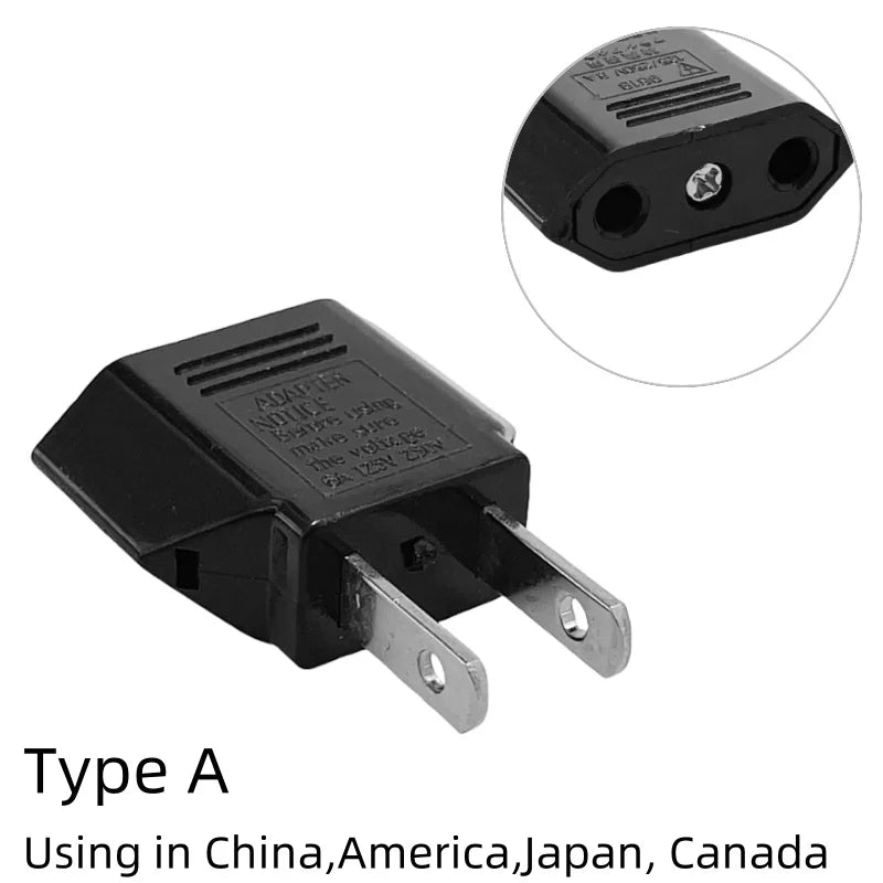 US Travel Electrical Socket EU To US Power Adapter American European Australia US AU EU Euro AC Plug Converter Outlet Socket