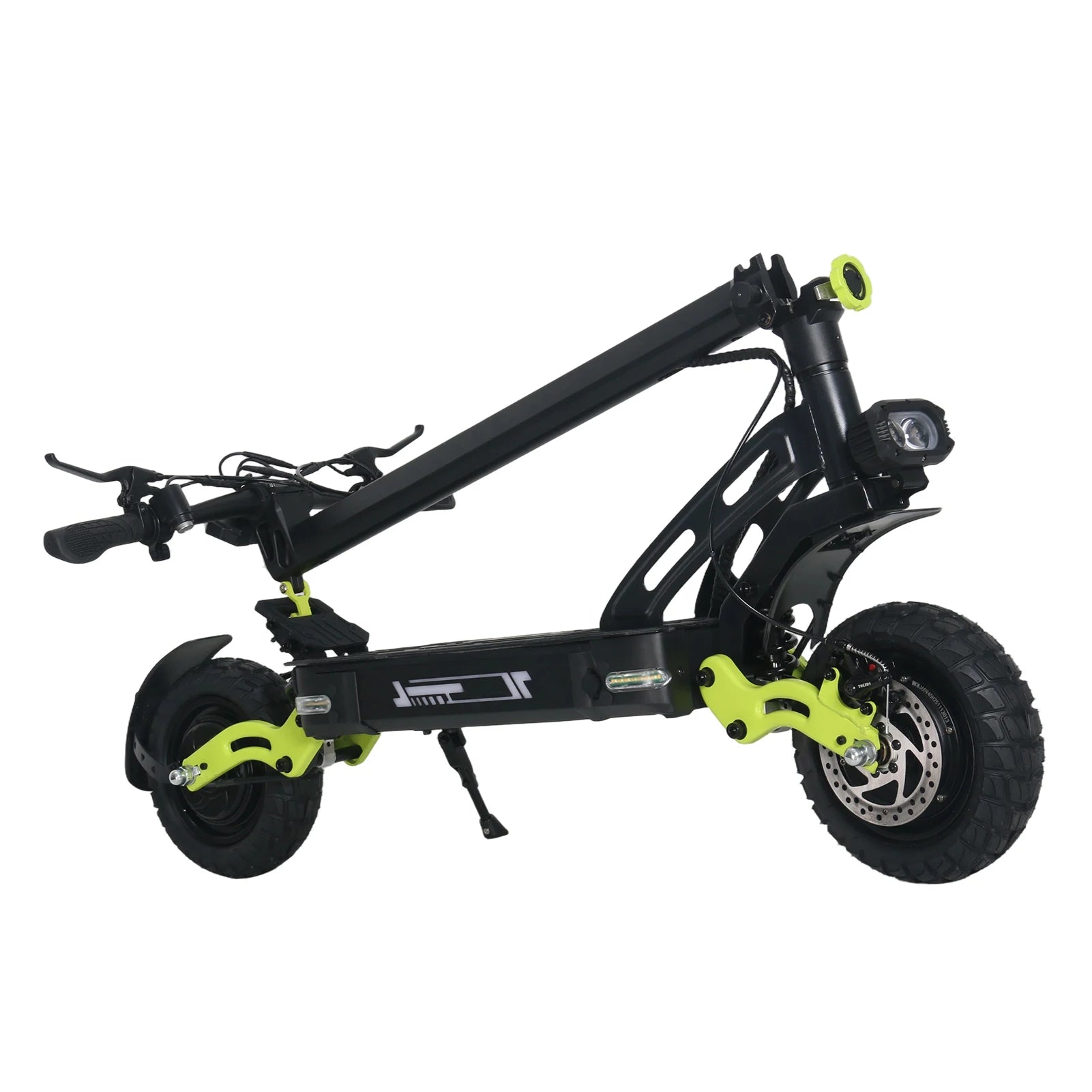 60V 20.8Ah 2400W Dual Motor Electric Scooter with 40MPH High Speed, 40 miles Long Range endurance, 11 Inch Off Road Tire Foldable Adult E Scooter NFC Smart Lock Dual Hydraulic Suspension Disc Brake Max Load 265LBS For Outdoor