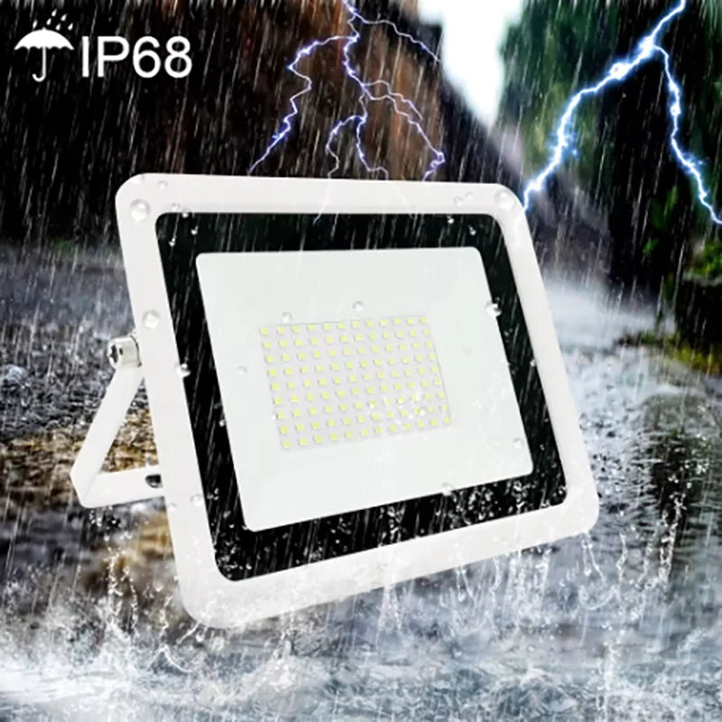High Brightness LED Flood Light AC220V 30W 50W 100W Outdoor IP68Waterproof Floodlight Spotlight Street Wall Lamp Garden Lighting