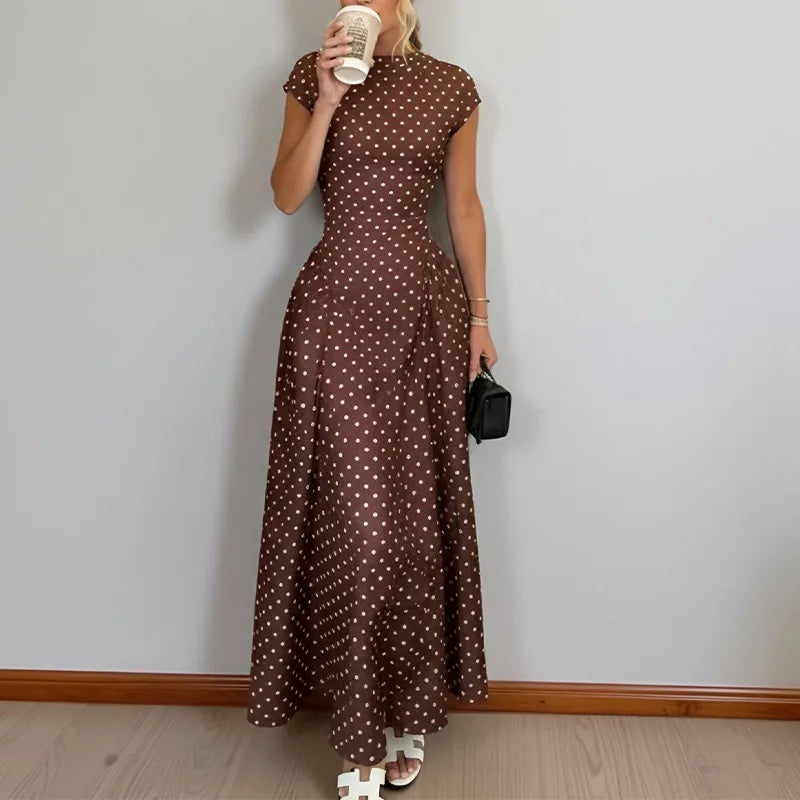 French Elegant Solid Backless Slim Fit Dress