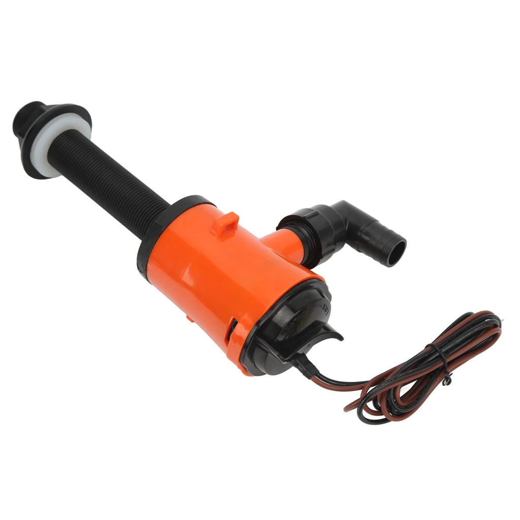 Aerator Livewell Pump 800GPH 12V 4.0A Portable Submersible Fish  Pump for Boat Marine Aerator Livewell Pump Boat Bilge Pump