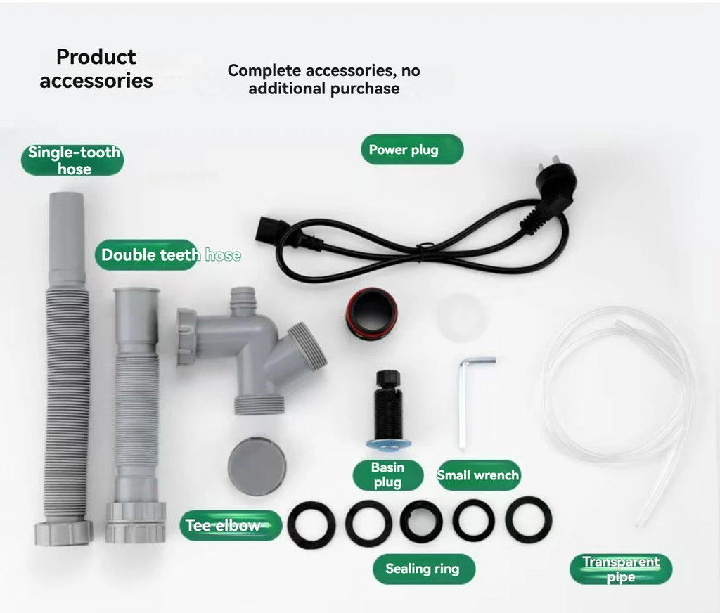 Kitchen Waste Disposer, Household Food Grinder, High-power Kitchen Waste Disposer