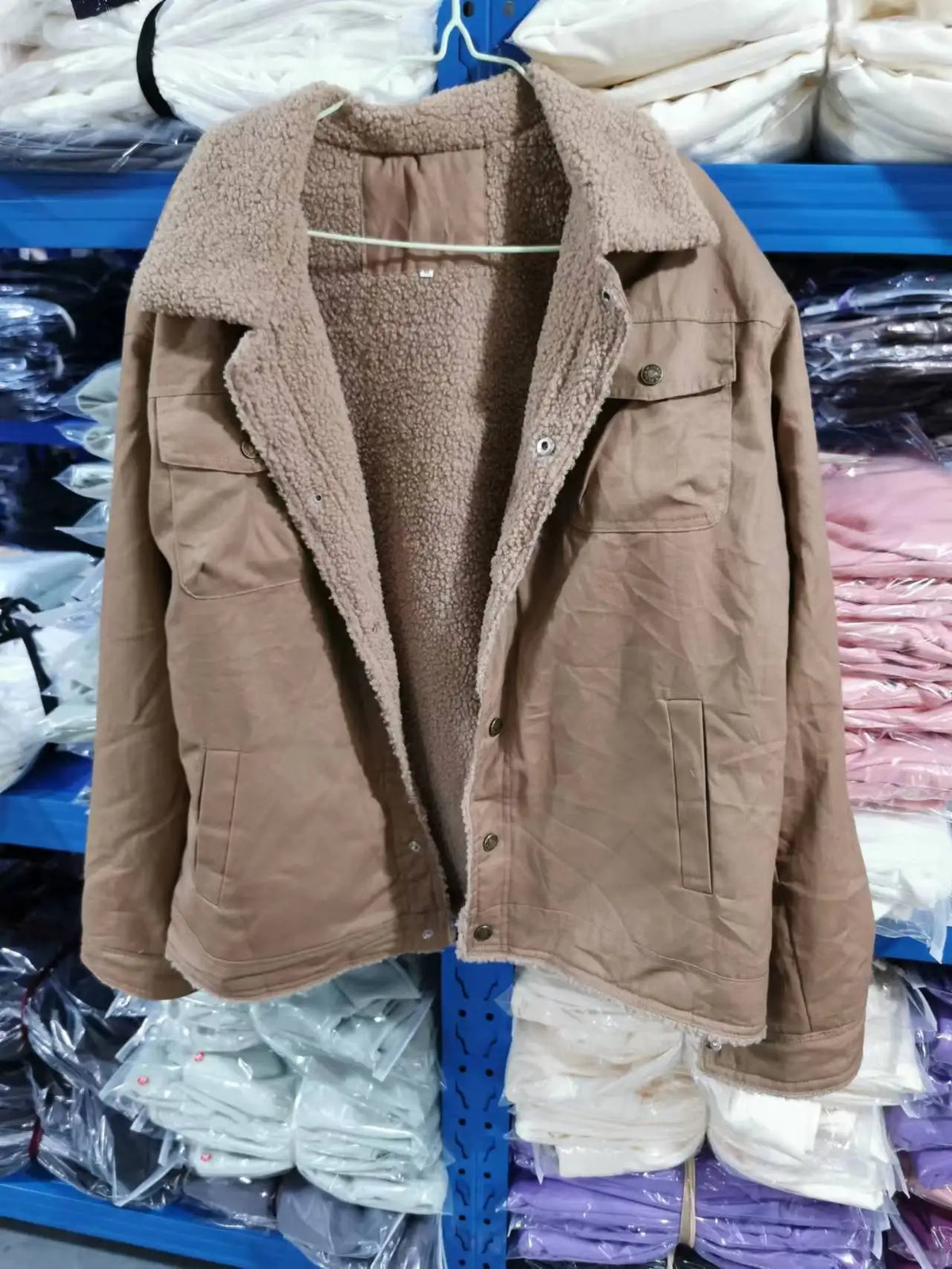 New in autumn and winter, men's jacket, velvet cotton tooling casual coat