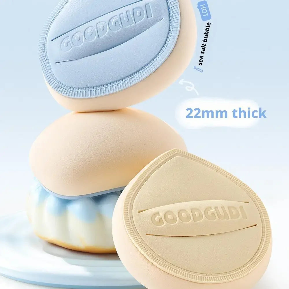 Thick Soft Makeup Sponge Puff Wet Dry Use Minimal Product Absorption Smooth Foundation Application For Even Powder Pickup