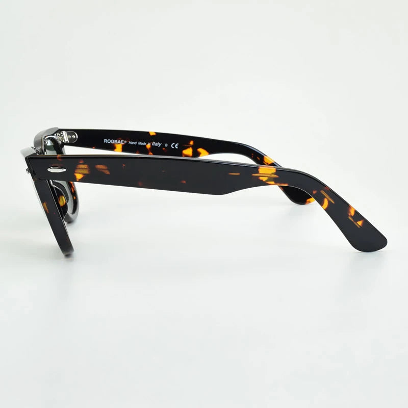 SUN glasses classics Glass lens Acetate sun glasses men Y-2140 Double rivet Design Goggles Elegant Female Square UV sunglass