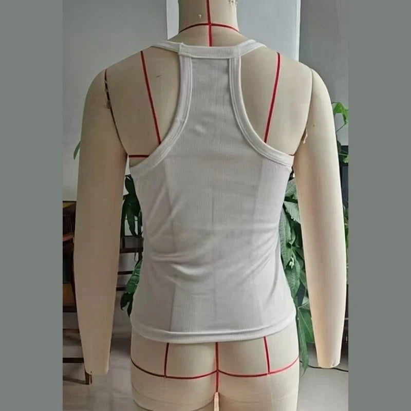 Women Sexy V Neck Sling Camisole Solid Color Halter Tank Top With Built-in Padded Bra Breathable Outer Wear Inner Daily Casual
