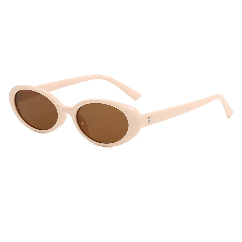 4pcs/7pc Small Oval Sun Glasses Vintage Oval Sunglasses 2024 Men Small Oval Sun Glasses Retro Fashion Women Sun Glasses Oculus ﻿