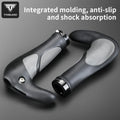 TOSUOD Bicycle Handlebar Grips Ergonomic Design Bionic Gecko Palm Texture Non-Slip Shock-Absorbing Bike Handlebar Grips Cycling Accessories