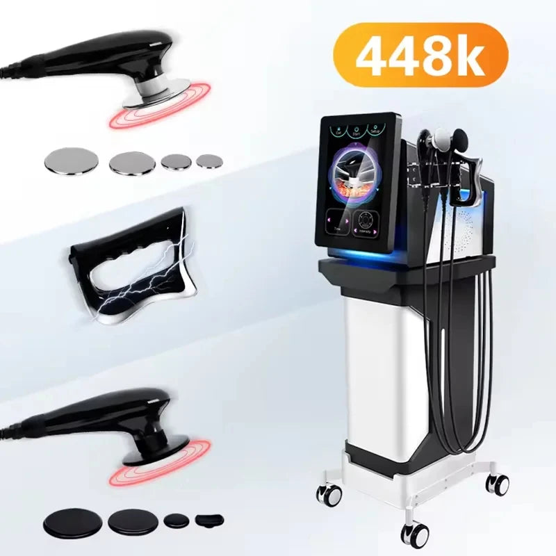 448k Portable Tecar Cet Ret Pain Relief INDIBA Physiotherapy Equipment Diathermy Slimming Machine Body Massage
