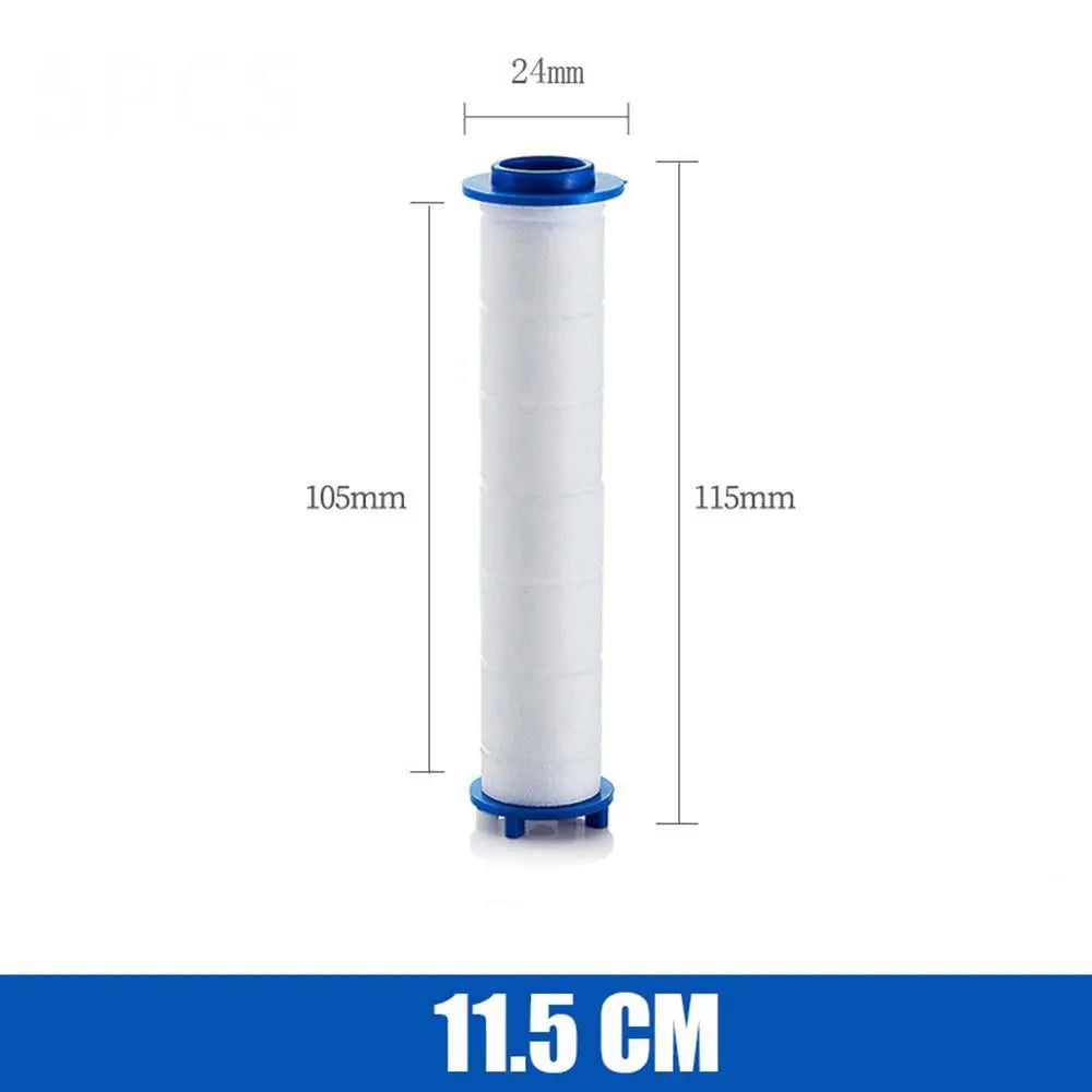 5Pcs Shower Head Replacement for Most Hand Held Bath Sprayer PP Cotton Filter Cartridge Water Purification Bathroom Accessory