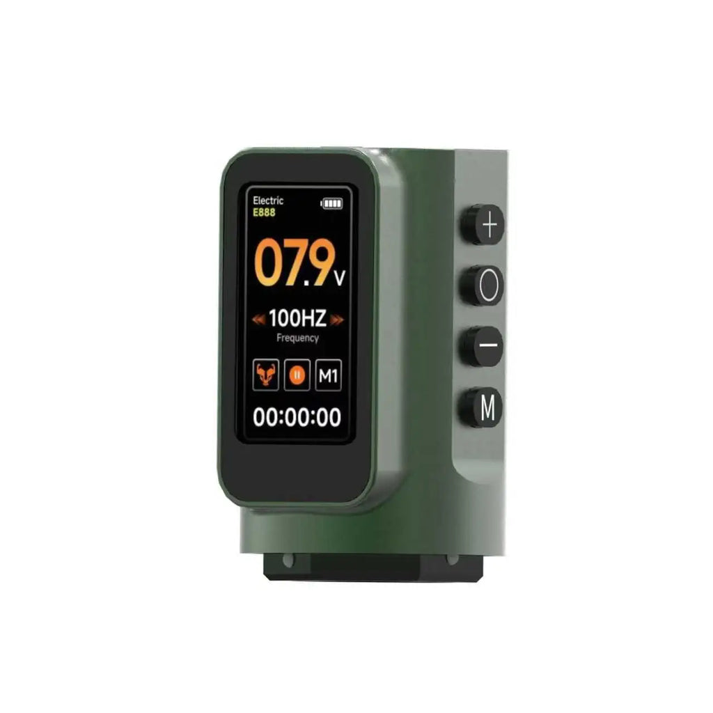 ELF Pro Tattoo Machine Pen Wireless Power Supply Battery 1700mAh Adjustable Stroke LED Display Permanent Makeup Tattoo Gun