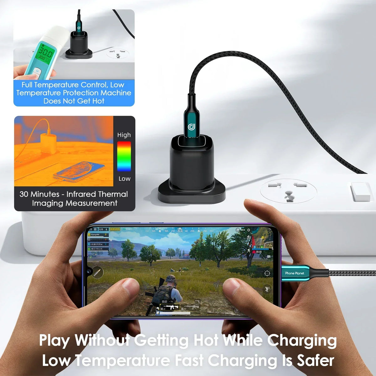 【Brand】Ultra-mini [EU/US/UK] Smart GaN2 Fast Phone/Ipad Charger Type-C Charging Adapter For iPhone17/16 SamsungS26 Xiaomi Huawe
