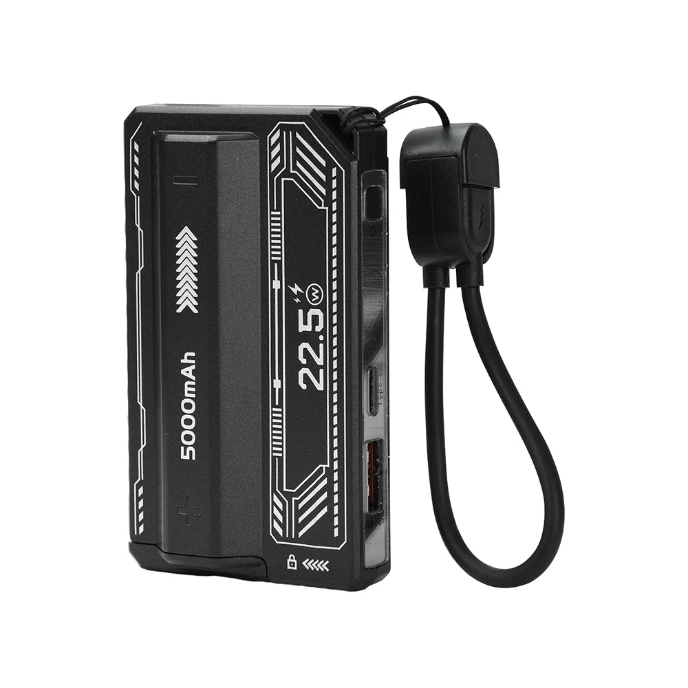 21700 Power Bank Case PD 20W Fast Charging Built In Cable Detachable Power Bank DIY Battery Case (Without Battery)