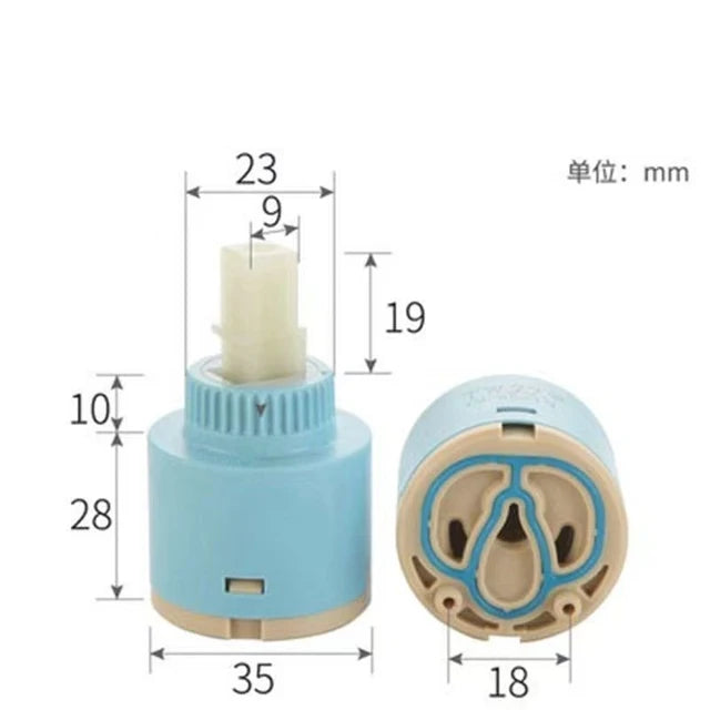 25mm/35mm/40mm Moen Replacement Ceramic Spool Water Mixer Tap Faucet Cartridge Kitchen Bathroom Faucet Replace Part