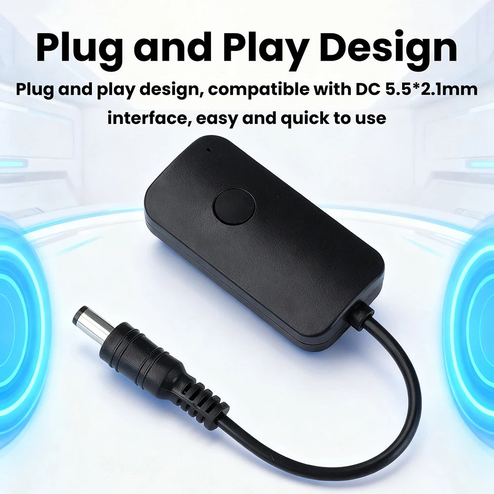 DC 9-12V WiFi Router Automatic Restart Line Timing 24/48/72 Hours, Automatic Power-Off, Home Switch Controller Line
