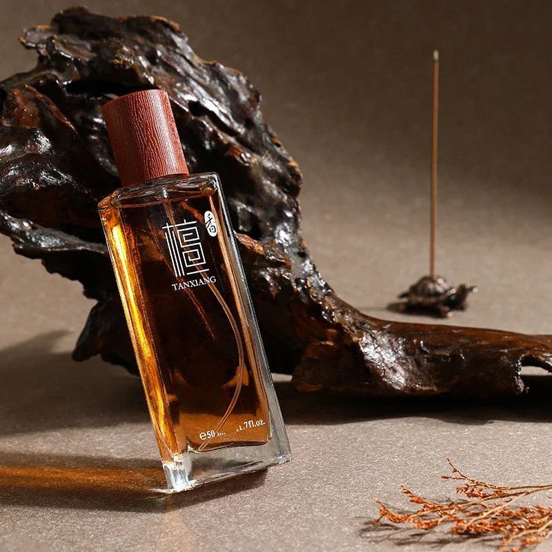 Premium Woody Sandalwood Men's Fragrance Long-lasting Oud Cinnamon Ambergris Eau De Toilette Unisex Woody Fragrance Spray 50ml