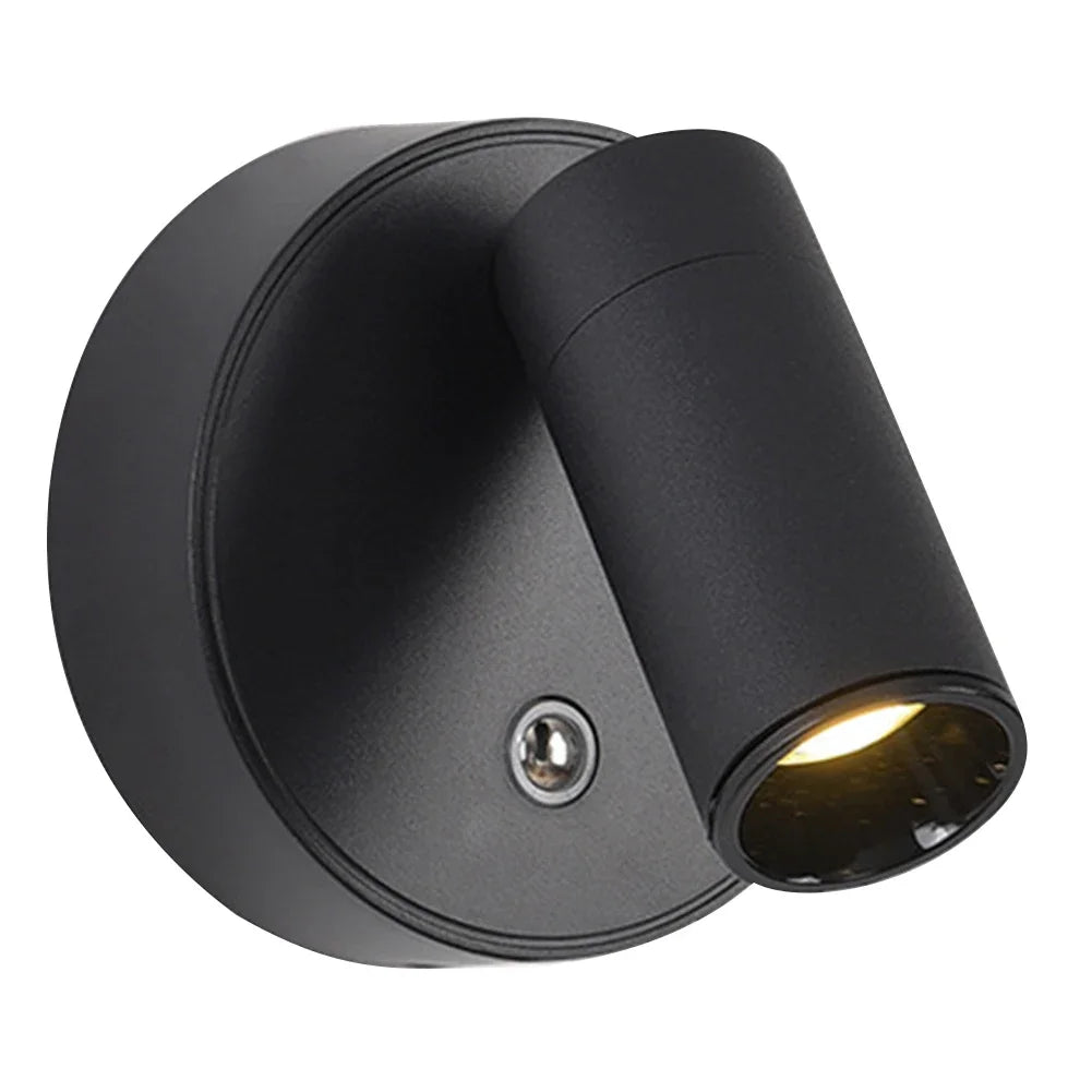 Adjustable Wall Light with Remote Control USB Rechargeable Bedside Reading Wall Lamp COB Touch Control Warm Light for Bedroom