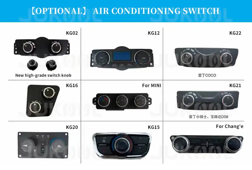 12/24/60/72 Volt Heater and air Conditioner 12v/24v Hvac Kit Dc air Conditioning Systems Parking air Condition for Electric Car
