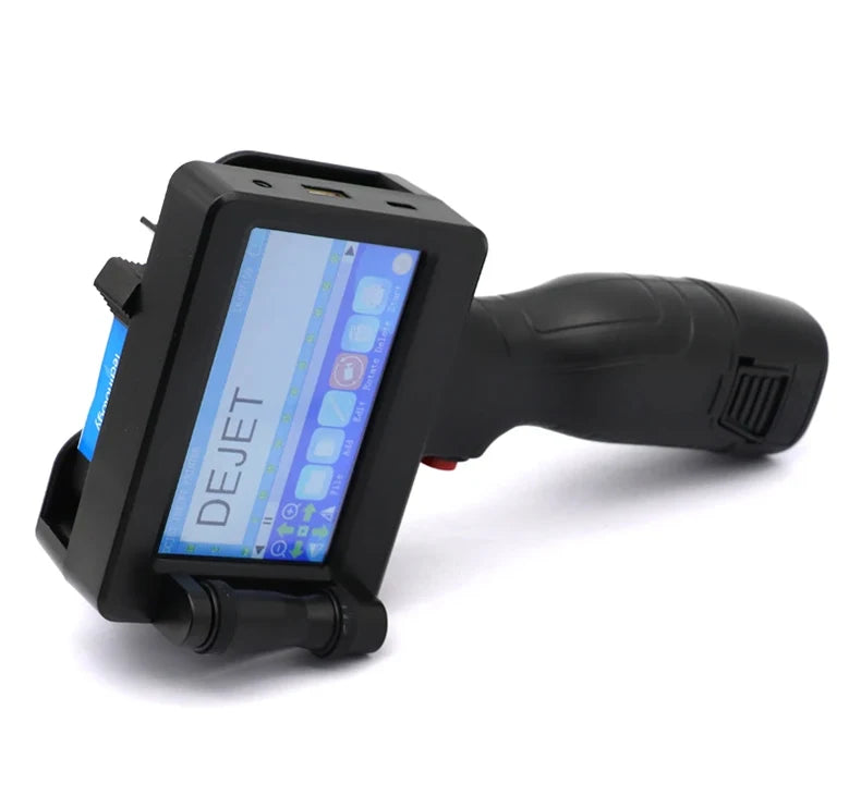 12.7mm Handheld Inkjet Printer 2588+ for QR Barcode Batch Date Number Logo Expiry Date Coding Machine Non-encrypted 25 Languages
