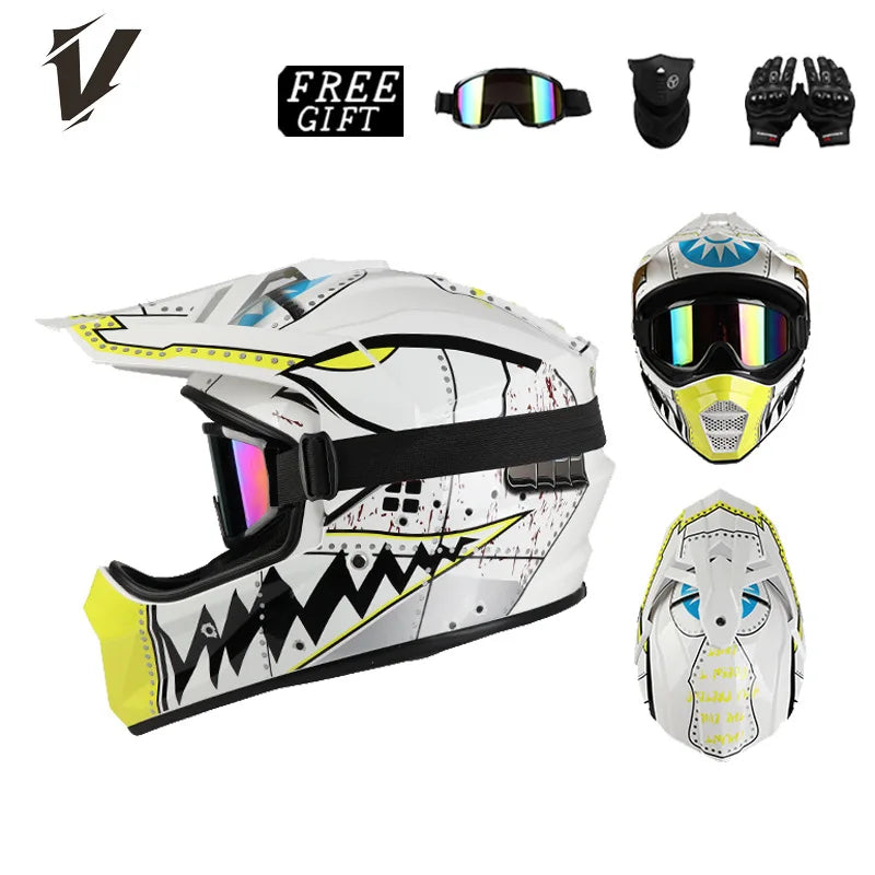 Motocross Helmet Motocross Bicycle Capacete Cross Helmet Child Motorcycle Helmet Unisex